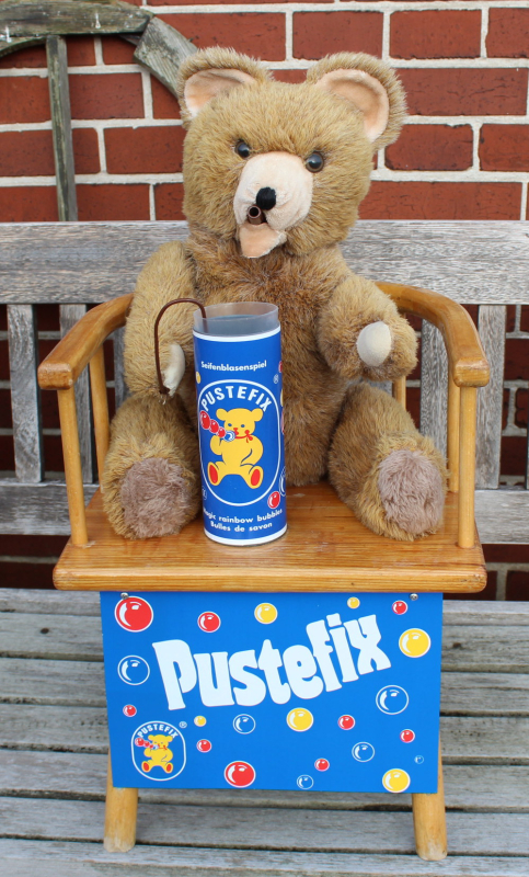Pustefix Bär, Originaler Pustefix Seifenblasen Bär im Top-Zustand