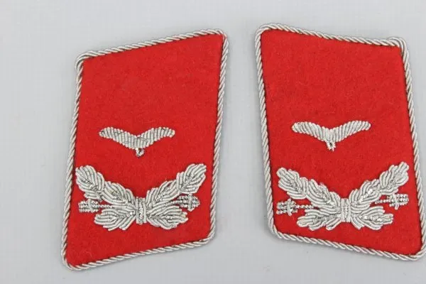 Luftwaffe 1 set collar tabs Lieutenant Flak