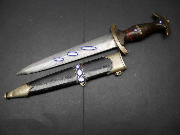 SS chain dagger without hanger