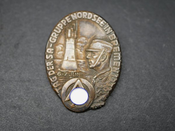 Badge - Day of the SA Group North Sea in Bremen 1936