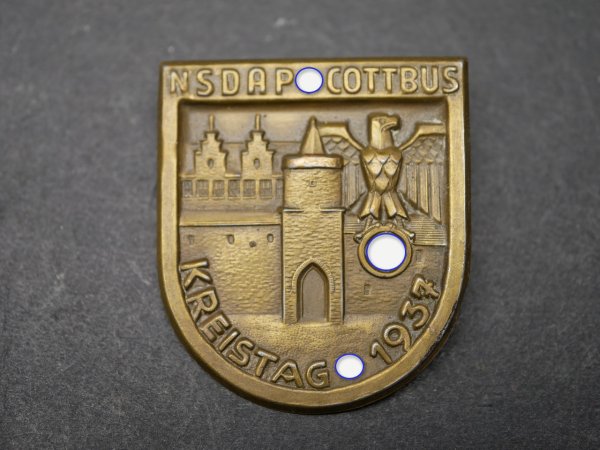 Badge - NSDAP district council Cottbus 1937