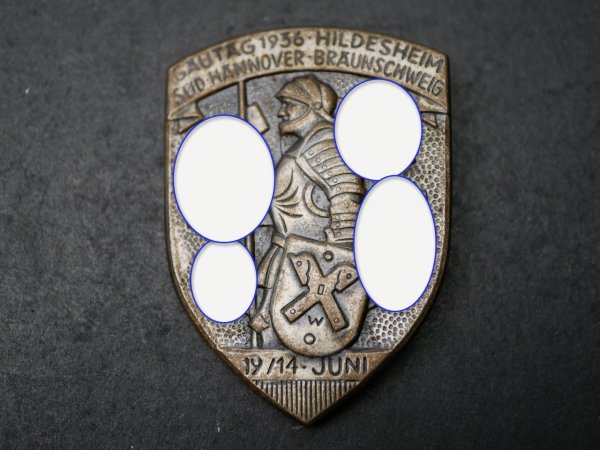 Badge - Gautag 1936 Hildesheim South Hannover Braunschweig