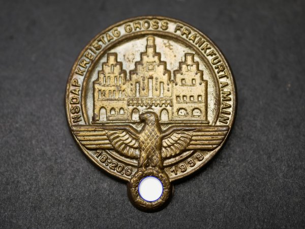 Badge - NSDAP District Council Greater Frankfurt am Main 1938