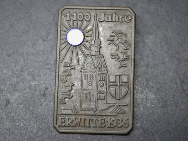 Abzeichen - 1100 Jahre Erwitte 1936