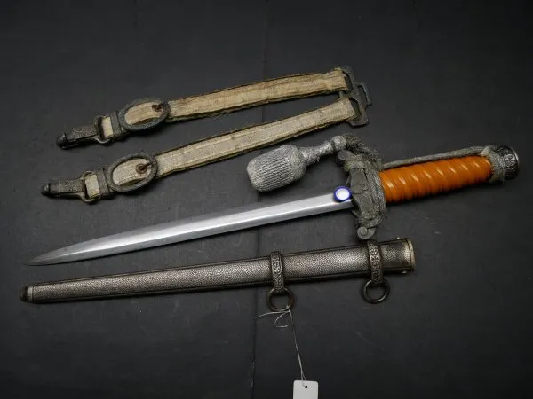 HOD Army Officer's Dagger with Hanger and Sword without Manufacturer