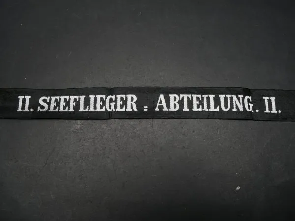 Kaiserliche Marine Mützenband "II. Seeflieger-Abteilung II."