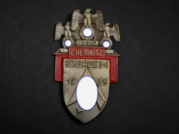 Badge - NSDAP Chemnitz SA Brigade 34 from 1935