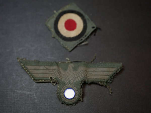 Wehrmacht Schiffchen-Adler + Kokarde