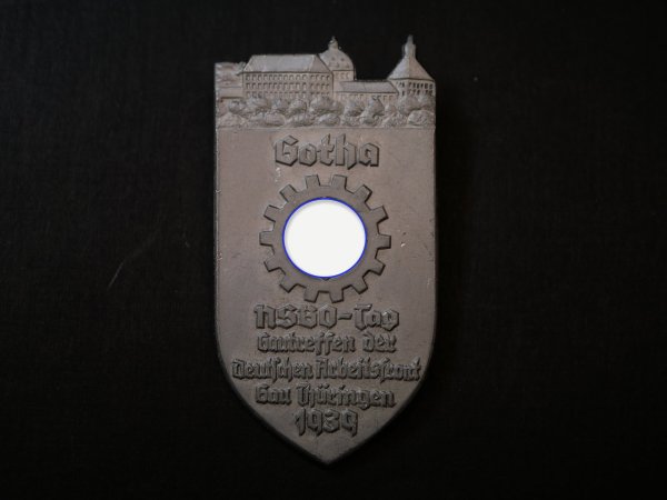 Badge - Gotha NSBO ​​Gau meeting of the German Labor Front Gau Thuringia 1939