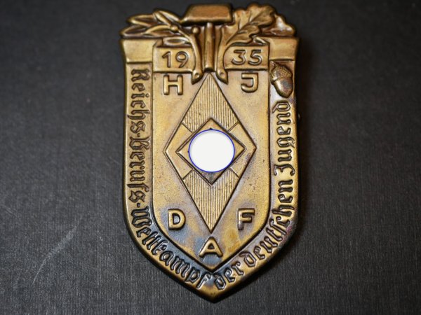 Badge - HJ / DAF Reich Vocational Competition of German Youth 1935