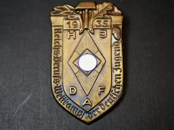 Abzeichen - HJ / DAF Reichs-Berufs-Wettkampf der deutschen Jugend 1935