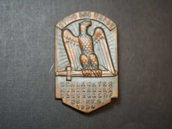 Abzeichen - Schlageter Kundgebung Düsseldorf 1934