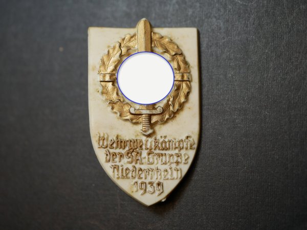 Abzeichen - Wettkämpfe der SA Gruppe Niederrhein 1939