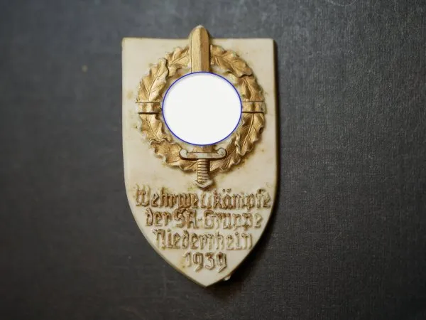 Abzeichen - Wettkämpfe der SA Gruppe Niederrhein 1939