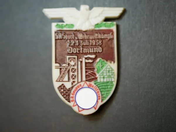 Badge - SA Sports and Military Competitions Dortmund 1938