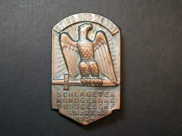 Abzeichen - Schlageter Kundgebung Düsseldorf 1934