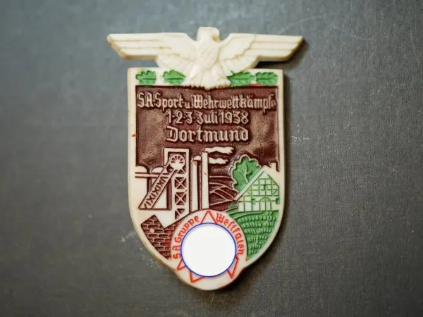 Abzeichen - SA Sport und Wehrwettkämpfe Dortmund 1938