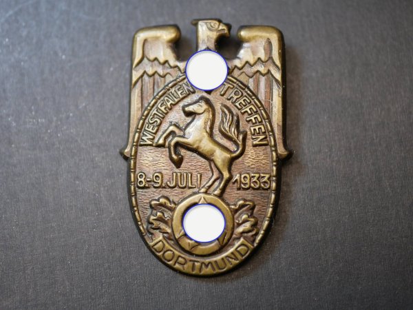 Badge - SA Westphalia Meeting Dortmund 1933