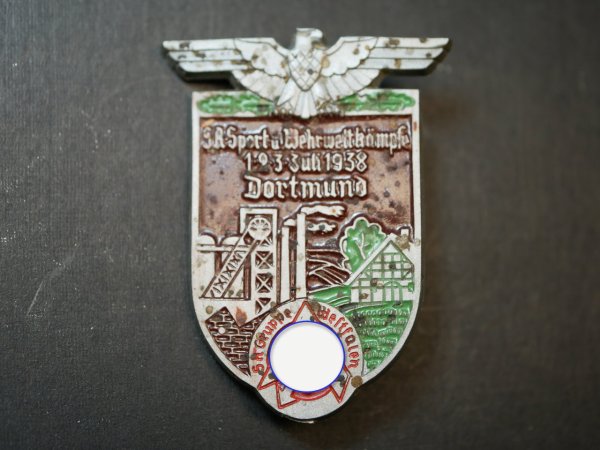 Abzeichen - SA Sport und Wehrwettkämpfe Dortmund 1938