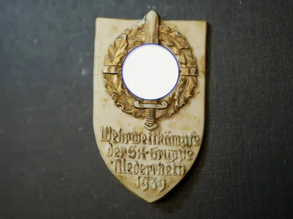 Abzeichen - Wettkämpfe der SA Gruppe Niederrhein 1939