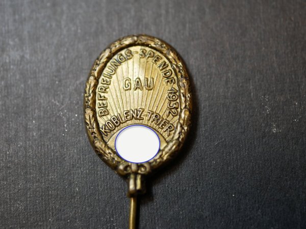 Badge - Liberation Donation 1932 Gau Koblenz-Trier
