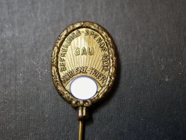 Abzeichen - Befreiungs-Spende 1932 Gau Koblenz-Trier