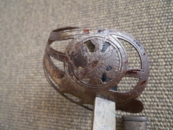 Unberührter Preußischer KD Kavalleriedegen - Eickhorn Solingen