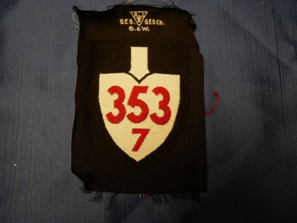 Reich Labor Service RAD Sleeve Badge Sleeve Spade 353 / 7 Lower Austria - unworn BeVo piece