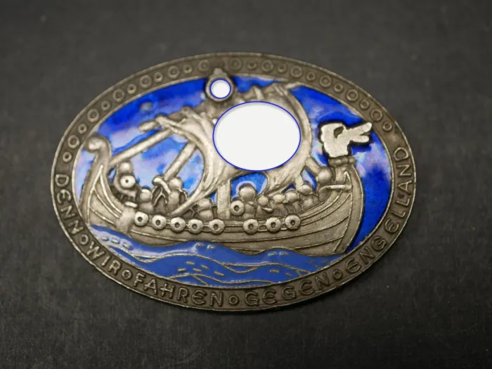 Abzeichen - Wikinger SS Brosche - Wir fahren gegen Engelland -