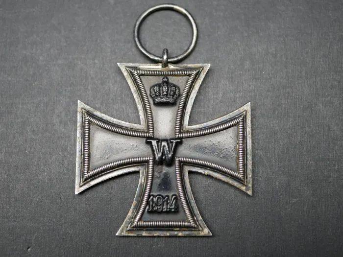 EK2 Eisernes Kreuz 2. Klasse 1914 - G gestempelt -  G – J. Godet & Sohn Berlin oder Glaser & Sohn Dresden möglich