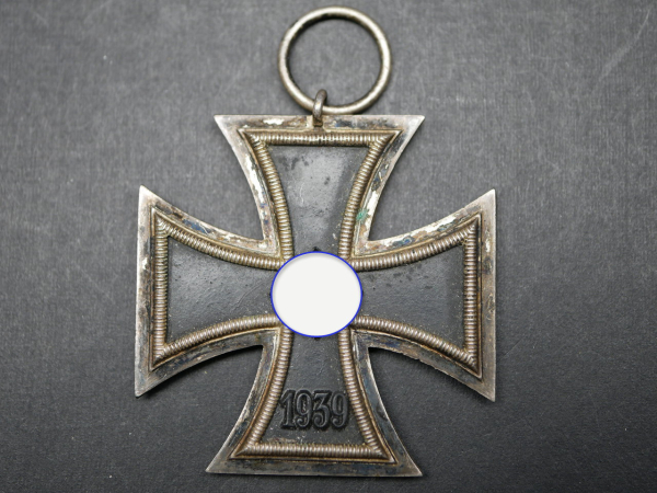 EK2 Eisernes Kreuz 2. Klasse 1939 ohne Hersteller, leicht getragen