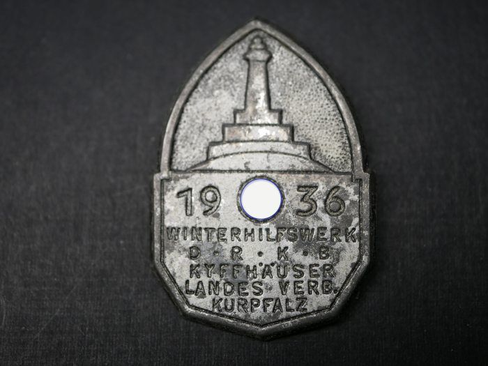 Abzeichen - WHW DRKB Kyffhäuser Landesverband Kurpfalz 1936