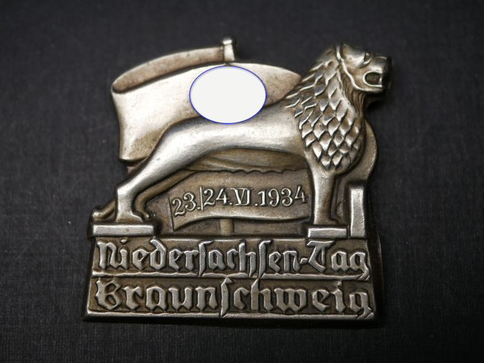 Abzeichen - Niedersachsen Tag Braunschweig 1934