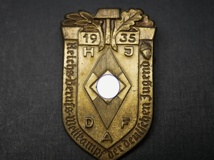 Abzeichen - HJ / DAF Reichs-Berufs-Wettkampf der deutschen Jugend 1935