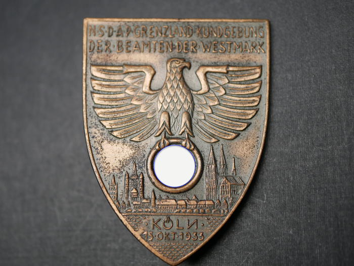 Badge - NSDAP Borderland Rally of Civil Servants of the Westmark Cologne 1933