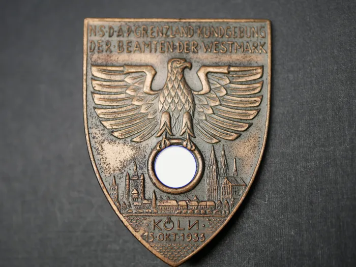 Badge - NSDAP Borderland Rally of Civil Servants of the Westmark Cologne 1933
