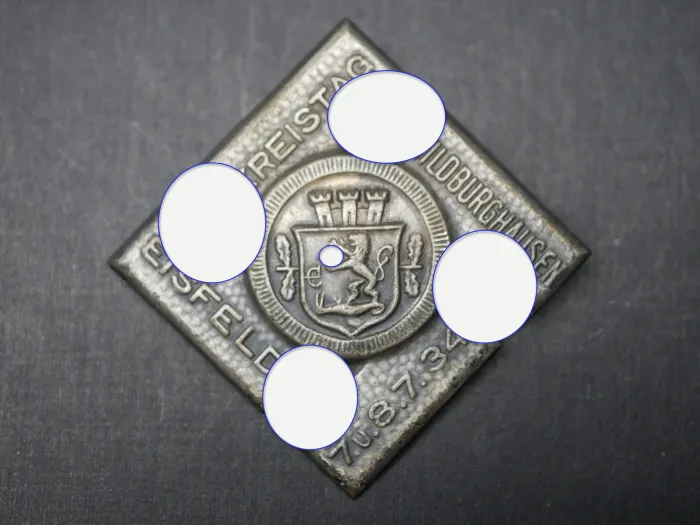 Badge - Hildburghausen District Council, Eisfeld 1934