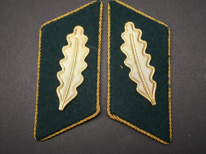 Pair of Collar Patches – General of the VP (Volkspolizei) – GDR
