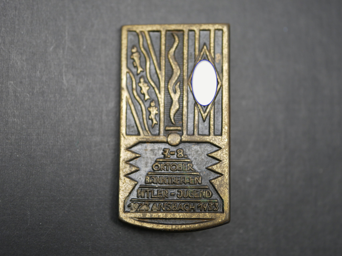 Badge – Hitler Youth Ansbach District Rally 1933