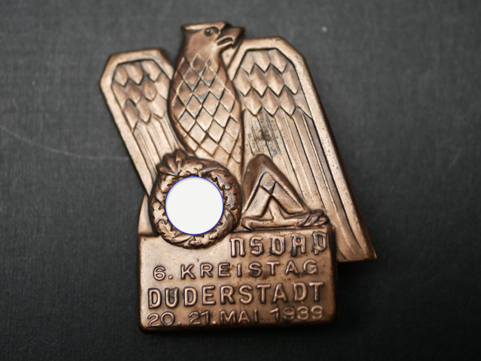 Abzeichen - NSDAP 6. Kreistag Duderstadt 1939
