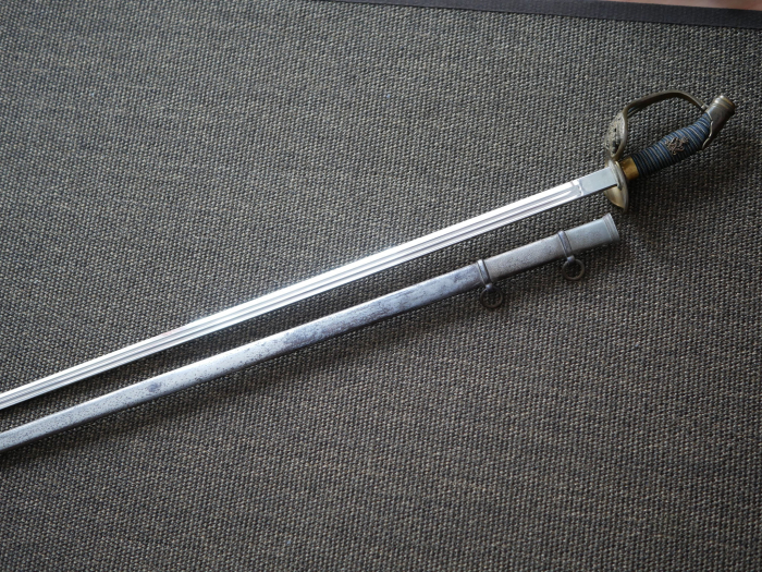 Preußen - Wuchtiger IOD Infanterie Offiziersdegen - Hersteller Alcoso Solingen