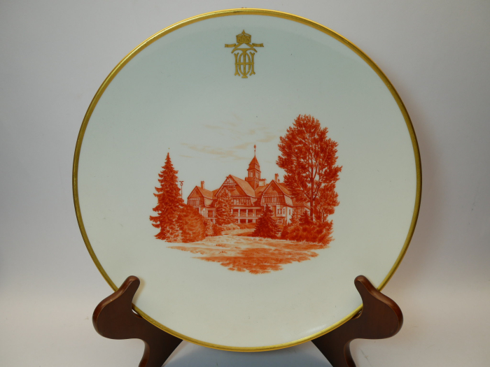 KPM Teller - Falkensteiner Offiziersheim im Taunus