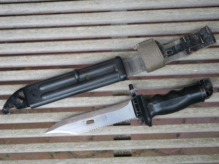 NVA Combat Knife KM87, matching numbers