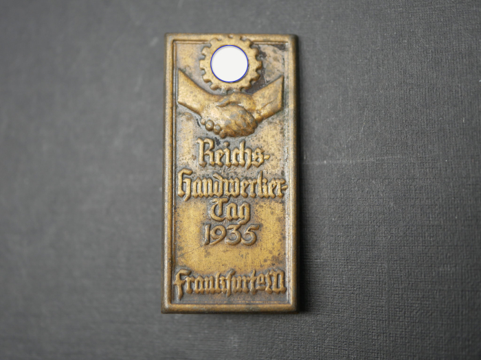 Badge – Reich Craftsmen's Conference 1935, Frankfurt am Main
