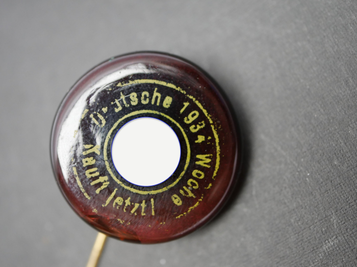 Glass Badge – German Week 1934. Buy now