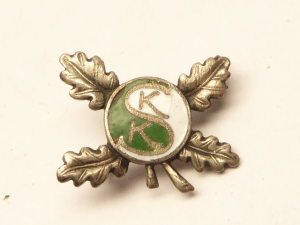 KKS - Deutsches Kartell für Sportschießen - Silberne Nadel mit Eichenlaub