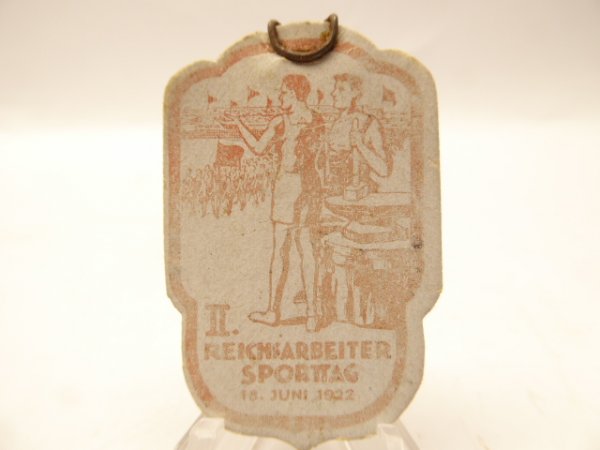 Conference badge II. Reichs Day Sports 1922