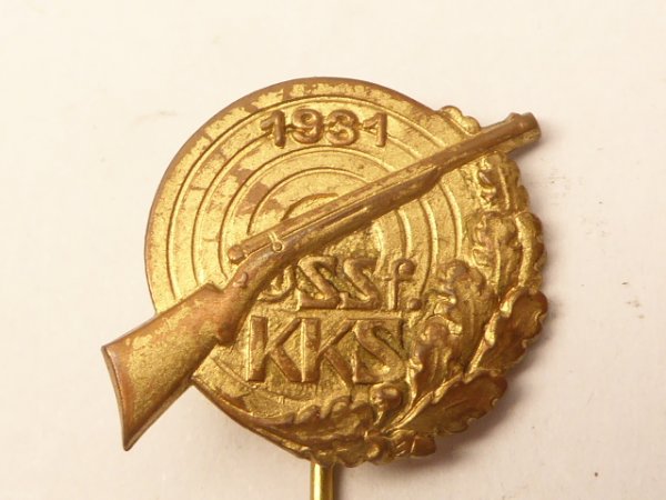 Nadel KKS - Deutsches Kartell für Sportschießen - Gold 1931