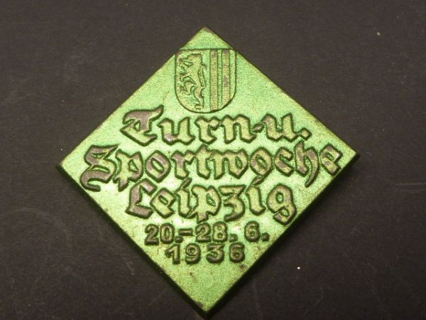 Tinnie - Turn and. Sportwoche Leipzig 1936, green
