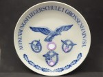 Meissen - Teller "Aufklärungsfliegerschule 1 Grossenhain / SA."